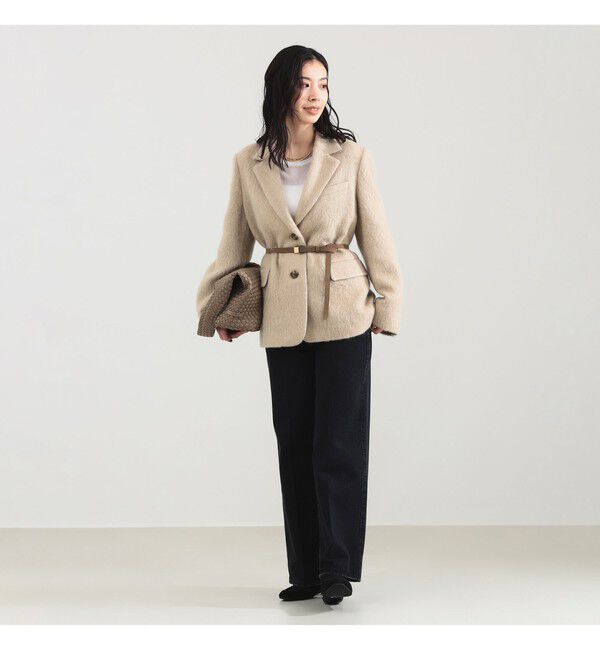 Demi-Luxe BEAMS 「モヘヤループ シャギー ジャケット」|ダッフルコート|
