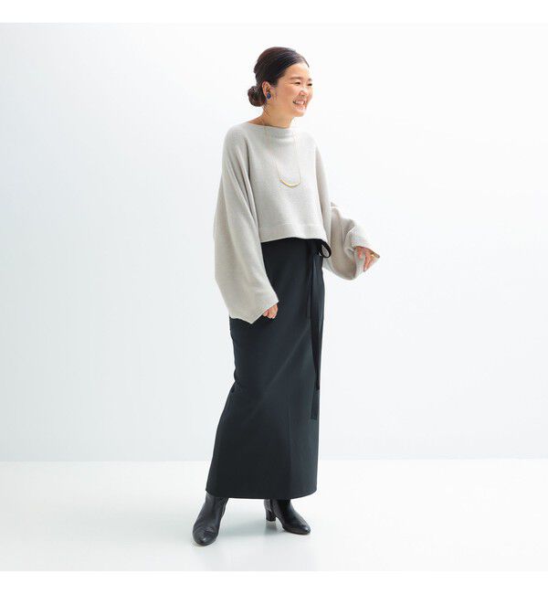 Demi-Luxe BEAMS 「	クロップド 2WAY ニット」|ニット・セーター|