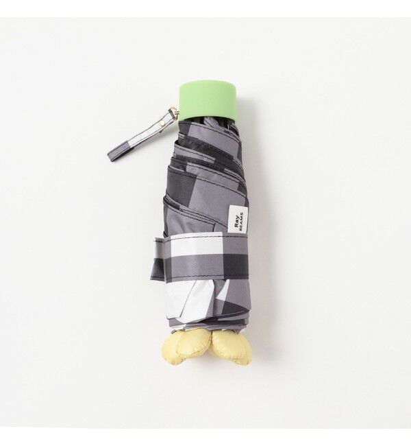 Ray BEAMS 「フラワー チェック 晴雨兼用 折りたたみ傘」|傘|