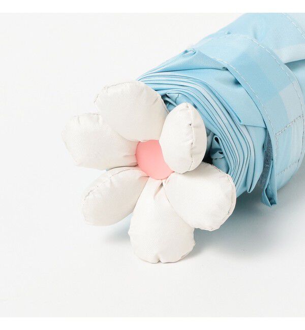 Ray BEAMS 「フラワー チェック 晴雨兼用 折りたたみ傘」|傘|