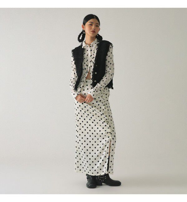 Ray BEAMS 「ツイード ニット ベスト」|ベスト・ジレ|