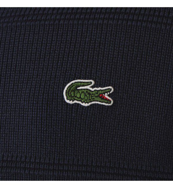 BEAMS「【別注】LACOSTE / ジップ カーディガン」|ニット・セーター|