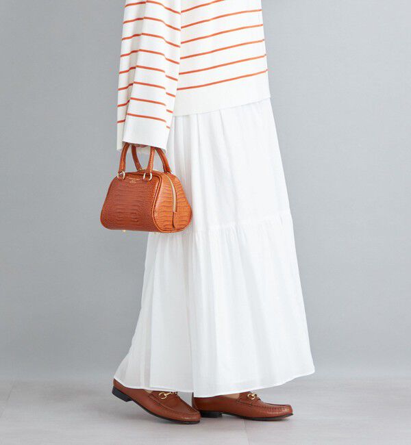 SHIPS for women「〈手洗い可能〉綿ドビー ティアード ギャザースカート◇」|スカート|