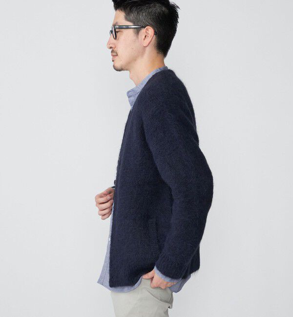 SHIPS「SHIPS: アルパカ ガーター Vネック カーディガン」|カーディガン|