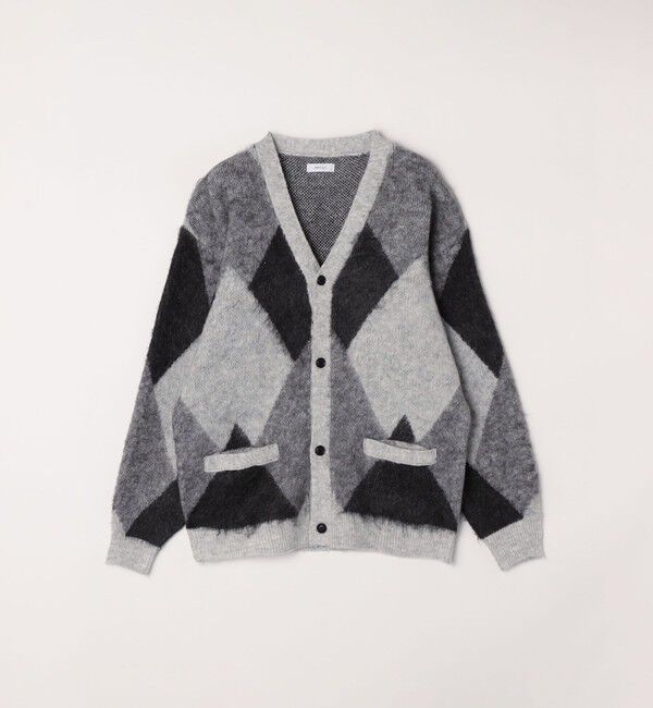 SHIPS any「SHIPS any: シャギー パターン ユニセックス ニット カーディガン 23AW◇」|カーディガン|