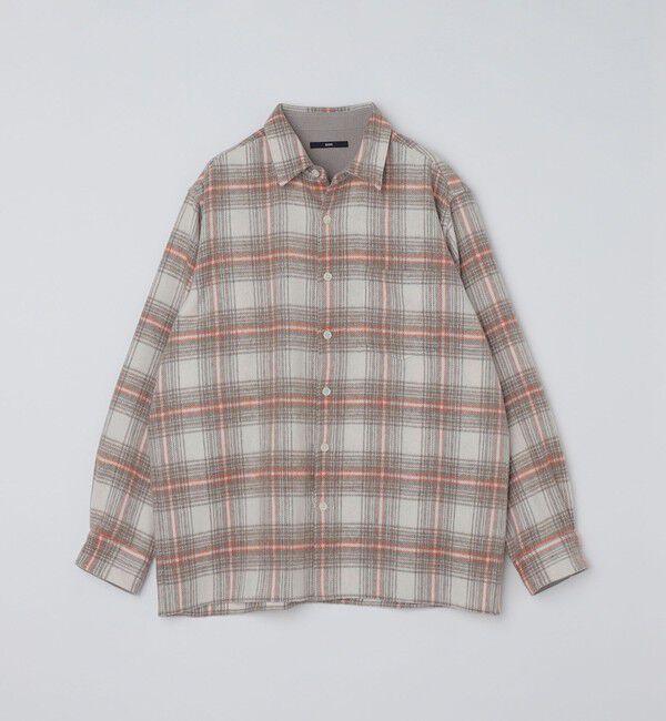 SHIPS「SHIPS :イタリーヤーン チェック シャギー シャツ アウター」|シャツ・ブラウス|