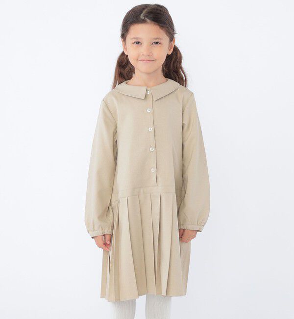 SHIPS KIDS「SHIPS KIDS:100～130cm / プリーツ 切替 ワンピース」|ワンピース|