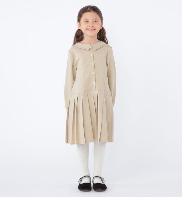 SHIPS KIDS「SHIPS KIDS:100～130cm / プリーツ 切替 ワンピース」|ワンピース|
