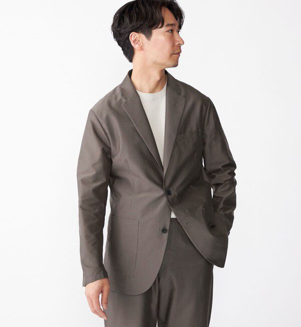 SHIPS「SHIPS:〈手洗い可能/セットアップ対応〉スーパーライト 2ボタン ジャケット」|テーラードジャケット|