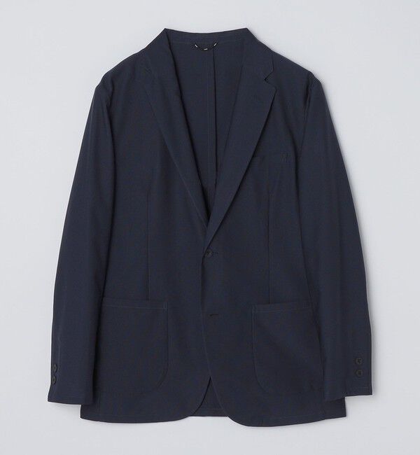 SHIPS「SHIPS:〈手洗い可能/セットアップ対応〉スーパーライト 2ボタン ジャケット」|テーラードジャケット|コバルトブルー