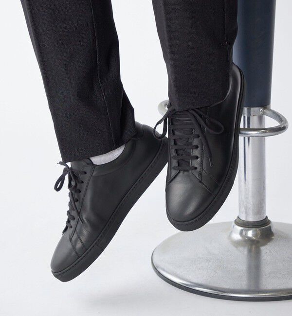 SHIPS「【SHIPS別注】PIEVE: カーフレザー スニーカー」|スニーカー|