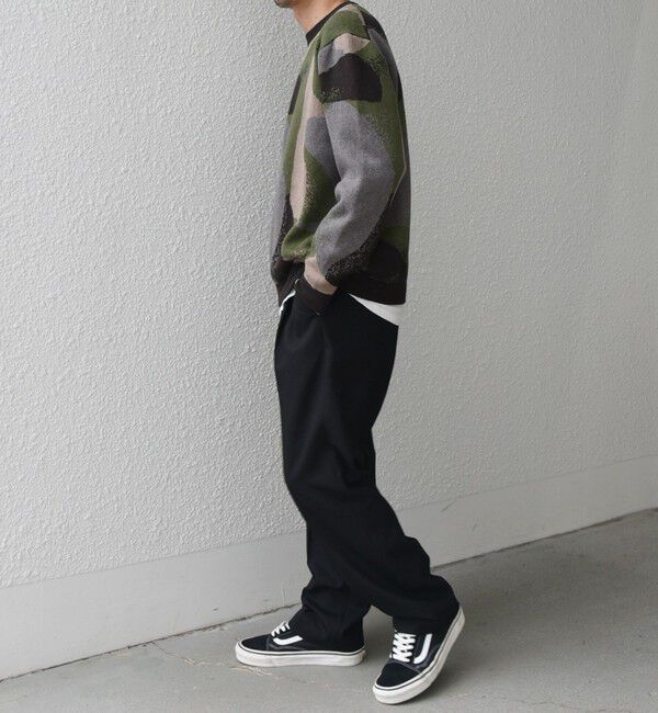 SHIPS any「SHIPS any: 〈手洗い可能〉コットン カシミヤ パターン スウェットライク ニット◇」|ニット・セーター|