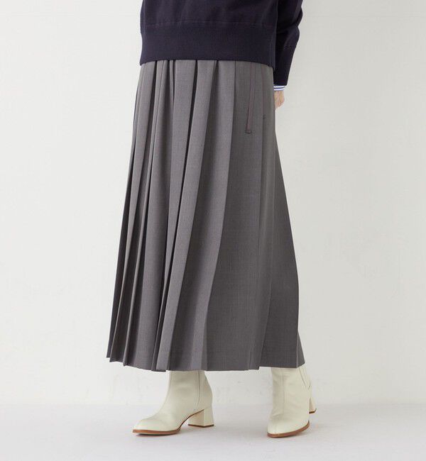 SHIPS Colors 「SHIPS Colors:ワイド プリーツ スカート◇」|スカート|