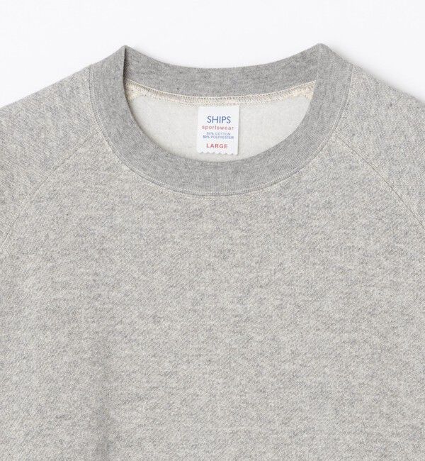 SHIPS「SHIPS: コットン ポリエステル ラグラン スリーブ クルーネック スウェット」|スウェット・ジャージ|