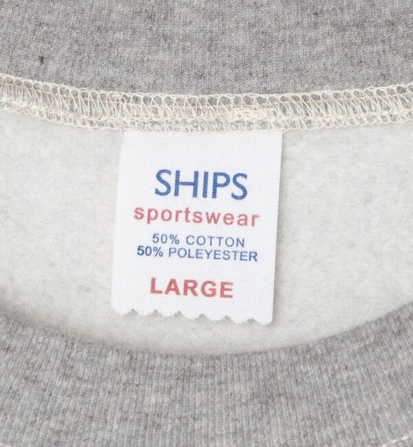 SHIPS「SHIPS: コットン ポリエステル ラグラン スリーブ クルーネック スウェット」|スウェット・ジャージ|