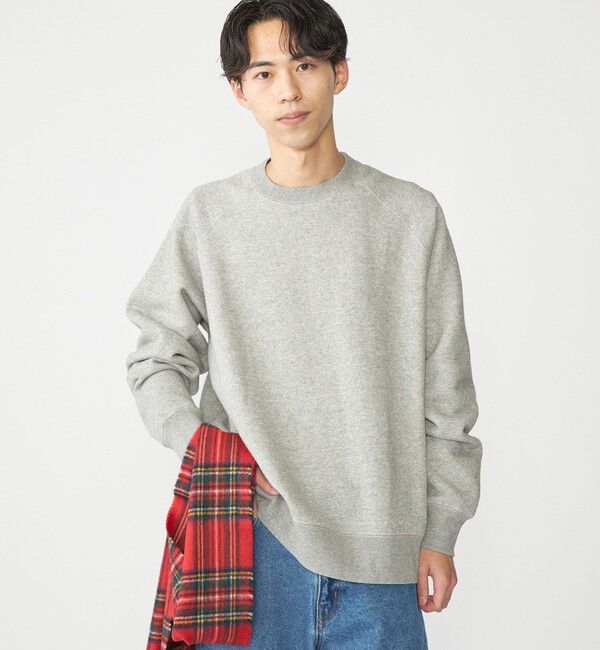 SHIPS「SHIPS: コットン ポリエステル ラグラン スリーブ クルーネック スウェット」|スウェット・ジャージ|