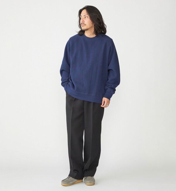 SHIPS「SHIPS: コットン ポリエステル ラグラン スリーブ クルーネック スウェット」|スウェット・ジャージ|