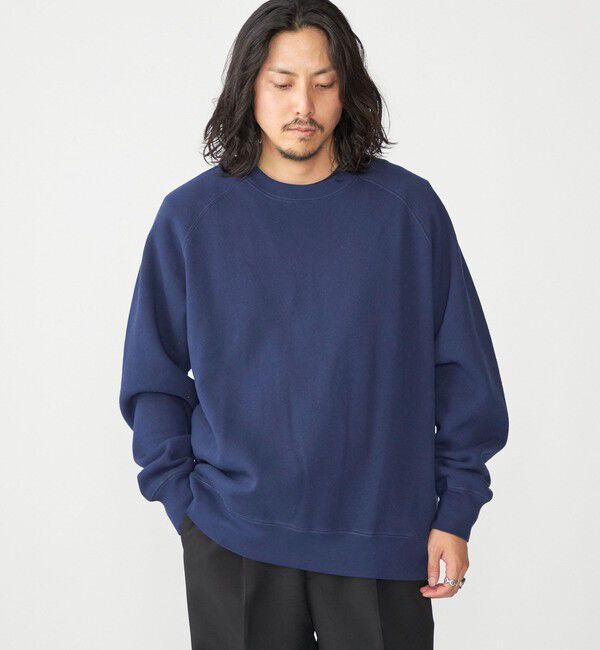 SHIPS「SHIPS: コットン ポリエステル ラグラン スリーブ クルーネック スウェット」|スウェット・ジャージ|