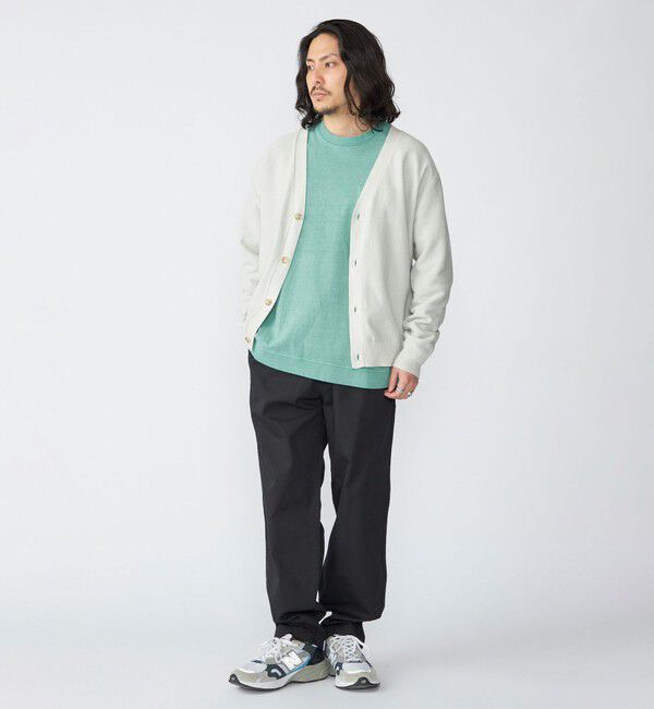 SHIPS「SHIPS:〈洗濯機可能〉SOLOTEX(R) 12ゲージ ピケ Vネック カーディガン」|カーディガン|