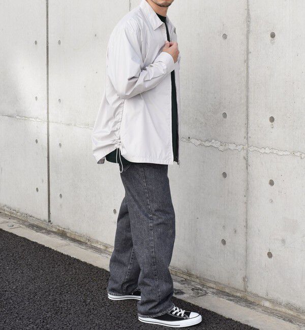 SHIPS any「SHIPS any:〈撥水加工〉DICROS スピンドル ジップ シャツ(セットアップ対応)◇」|シャツ・ブラウス|