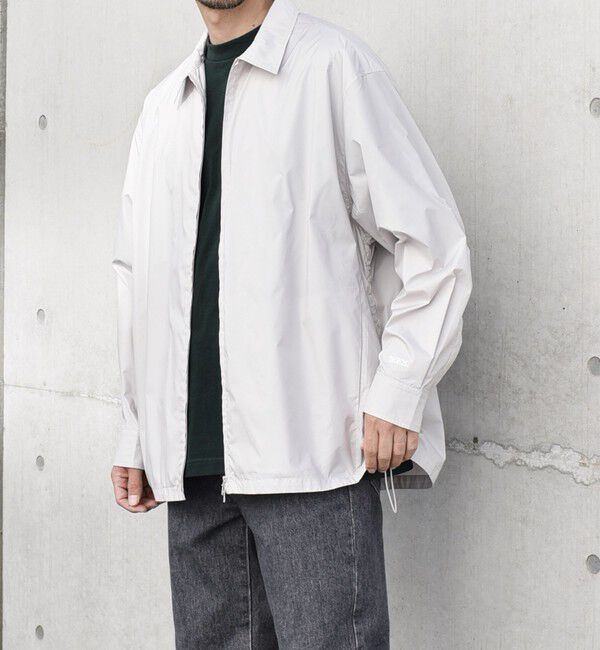 SHIPS any「SHIPS any:〈撥水加工〉DICROS スピンドル ジップ シャツ(セットアップ対応)◇」|シャツ・ブラウス|