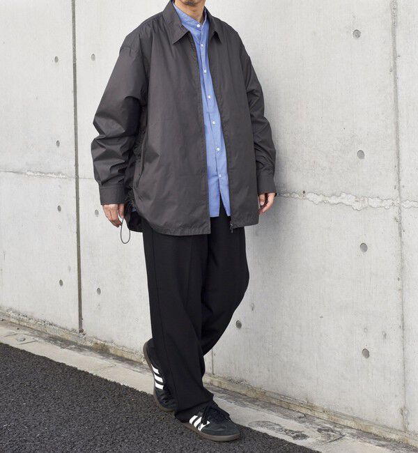 SHIPS any「SHIPS any:〈撥水加工〉DICROS スピンドル ジップ シャツ(セットアップ対応)◇」|シャツ・ブラウス|