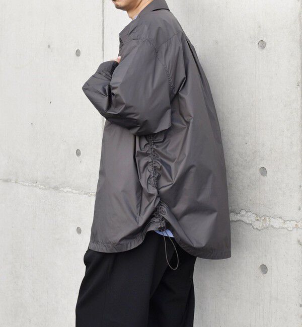 SHIPS any「SHIPS any:〈撥水加工〉DICROS スピンドル ジップ シャツ(セットアップ対応)◇」|シャツ・ブラウス|