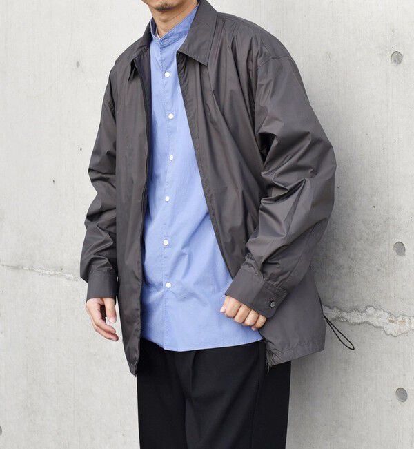 SHIPS any「SHIPS any:〈撥水加工〉DICROS スピンドル ジップ シャツ(セットアップ対応)◇」|シャツ・ブラウス|