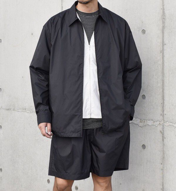 SHIPS any「SHIPS any:〈撥水加工〉DICROS スピンドル ジップ シャツ(セットアップ対応)◇」|シャツ・ブラウス|