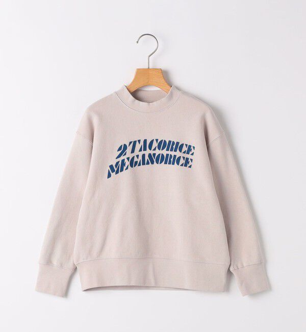 SHIPS KIDS「【SHIPS KIDS別注】ARCH&LINE:110～125cm / オーガニック コットン プルオーバー」|スウェット・ジャージ|ベージュ