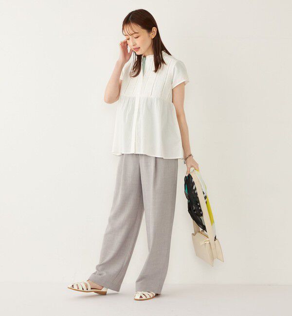 SHIPS Colors 「SHIPS Colors:〈洗濯機可能〉リネンライク イージー パンツ 2◇」|その他|