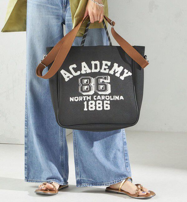 SHIPS for women「カレッジ レオパード ジャカード A4 バッグ」|ショルダー・メッセンジャー|