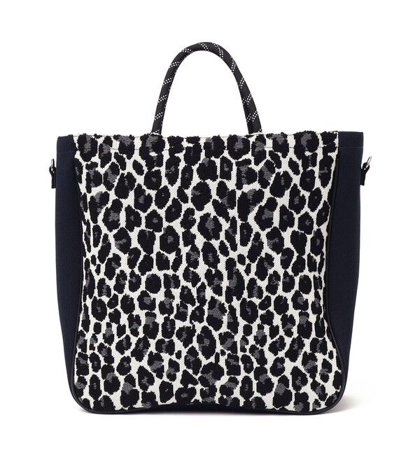 SHIPS for women「カレッジ レオパード ジャカード A4 バッグ」|ショルダー・メッセンジャー|