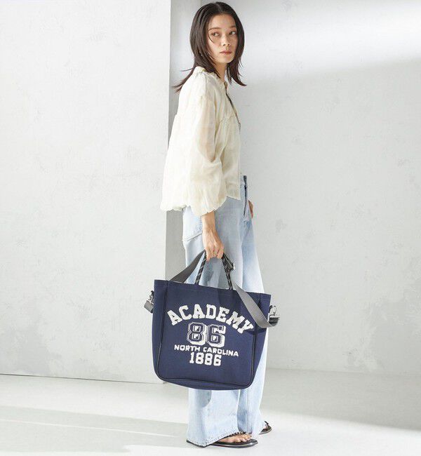 SHIPS for women「カレッジ レオパード ジャカード A4 バッグ」|ショルダー・メッセンジャー|