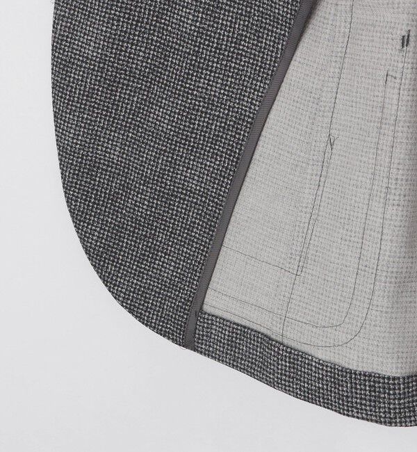 SHIPS「SHIPS: ジャージー ハウンドトゥース プリント ライト ジャケット」|テーラードジャケット|