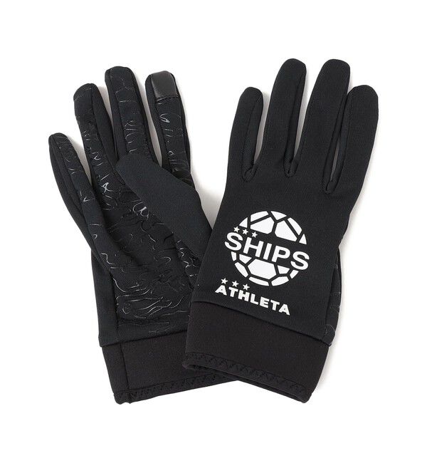 SHIPS KIDS「【SHIPS KIDS別注】ATHLETA:フィールド グローブ」|手袋|ブラック