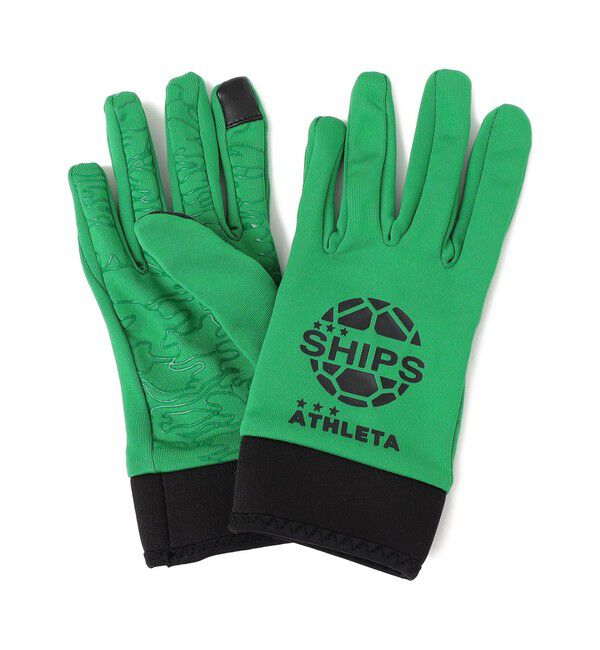 SHIPS KIDS「【SHIPS KIDS別注】ATHLETA:フィールド グローブ」|手袋|グリーン