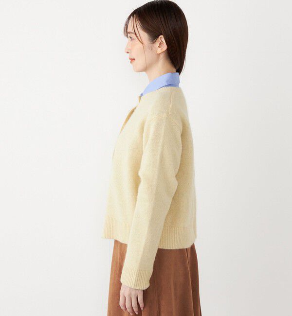 SHIPS Colors 「SHIPS Colors:フォックス アンゴラ クルーネック カーディガン◇」|カーディガン|