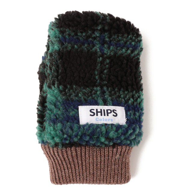 SHIPS Colors 「SHIPS Colors: KIDS / ボア フィンガーレス グローブ」|手袋|