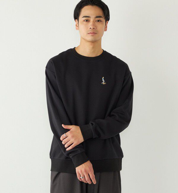 SHIPS Colors 「SHIPS Colors:ワンポイント刺繍 ハイスペック スウェット◇」|スウェット・ジャージ|ブラック