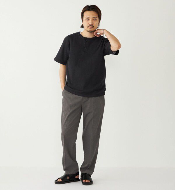 SHIPS Colors 「SHIPS Colors:ローゲージ カノコ ヘンリーネック Tシャツ◇」|Tシャツ・カットソー|