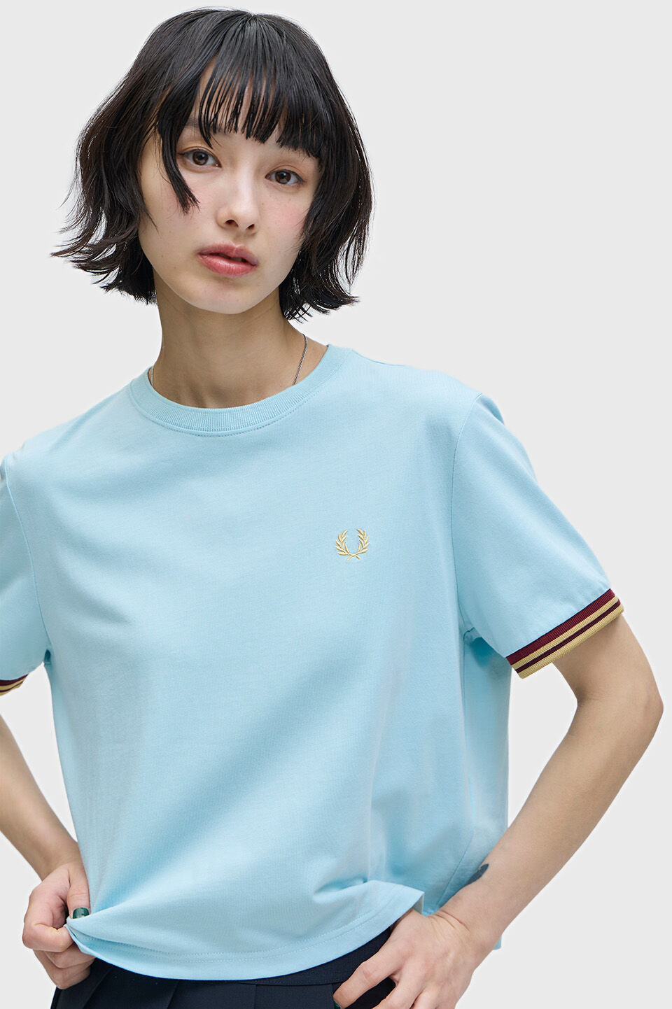 FRED PERRY 「Tipped T-Shirt」|Tシャツ・カットソー|BALL BOY BLUE