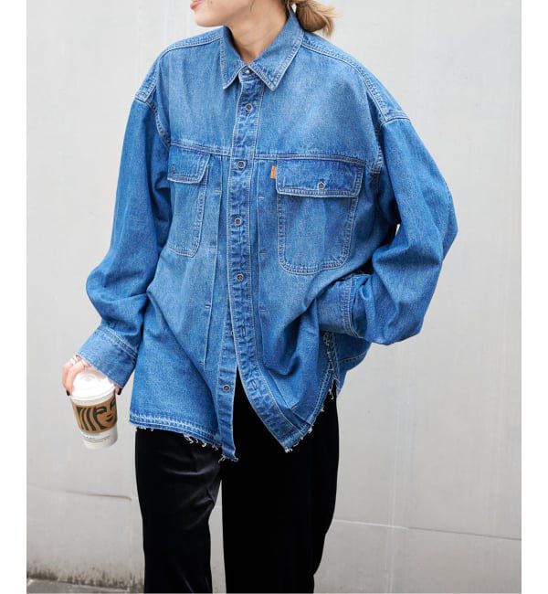 OUTDOOR PRODUCTS Usual Things「追加3 ULTデニムワーカーシャツ」|シャツ・ブラウス|