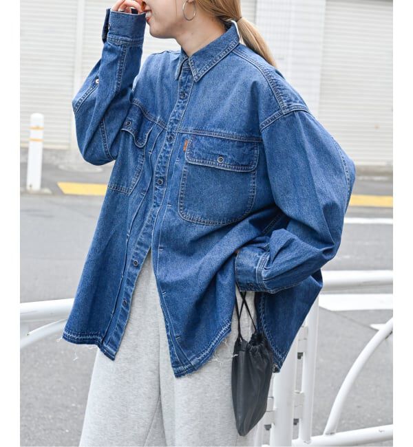 OUTDOOR PRODUCTS Usual Things「追加3 ULTデニムワーカーシャツ」|シャツ・ブラウス|