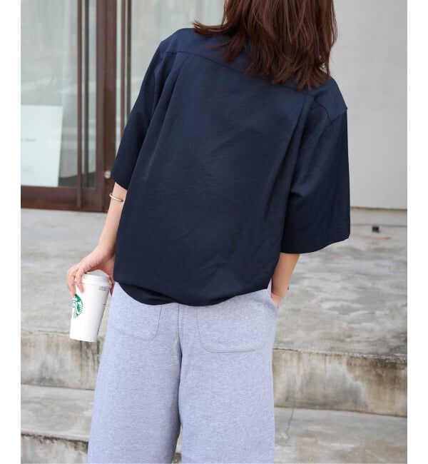 OUTDOOR PRODUCTS Usual Things「≪予約≫ヴィンテージタンブラーサテンオープンカラーシャツ」|シャツ・ブラウス|