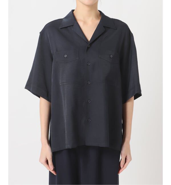 OUTDOOR PRODUCTS Usual Things「≪予約≫ヴィンテージタンブラーサテンオープンカラーシャツ」|シャツ・ブラウス|