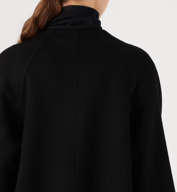 TOMORROWLAND collection「プレミアムカシミヤリバー ノーカラーAラインコート」|ノーカラーコート|