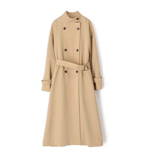 TOMORROWLAND collection「カバートクロス スタンドカラーコート」|トレンチコート|43 ベージュ