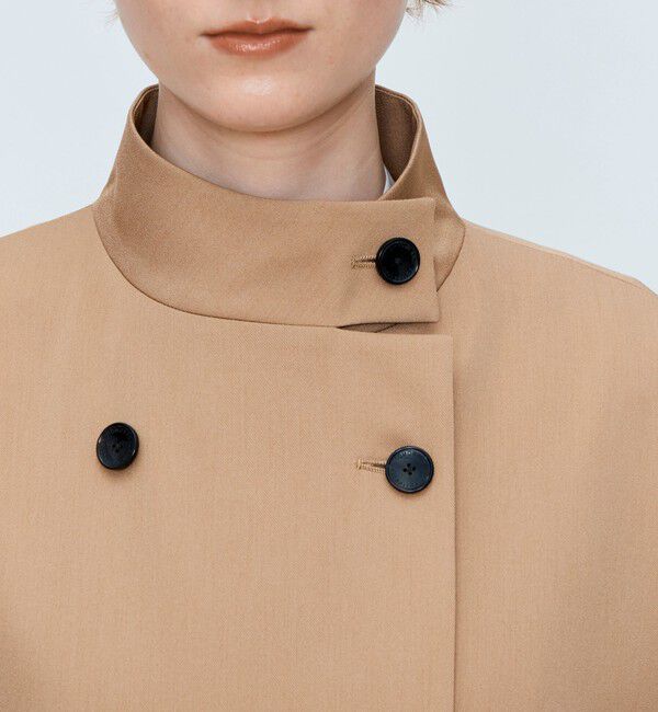 TOMORROWLAND collection「カバートクロス スタンドカラーコート」|トレンチコート|