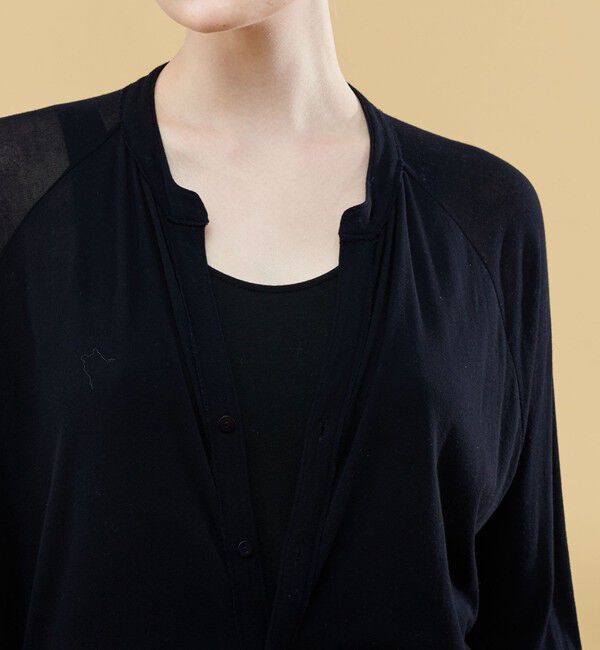 GALERIE VIE「ガーゼフライスジャージー ロングカーディガン」|カーディガン|